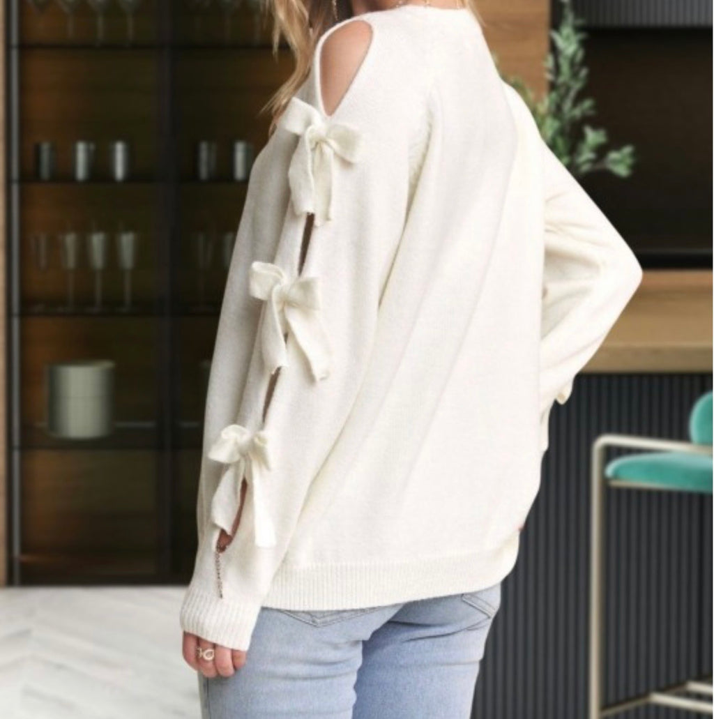 Bow Sleeve Sweater