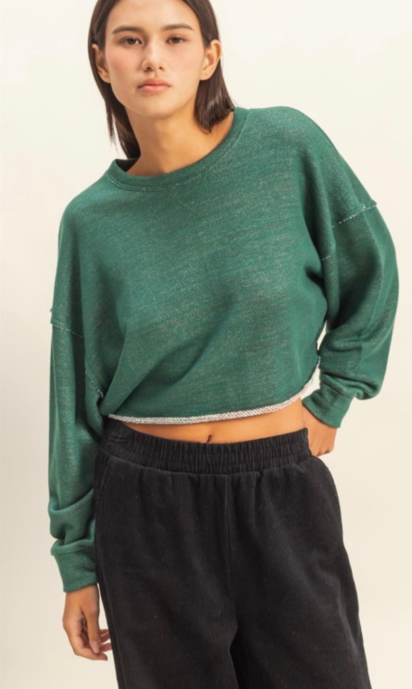 Crop sweaters