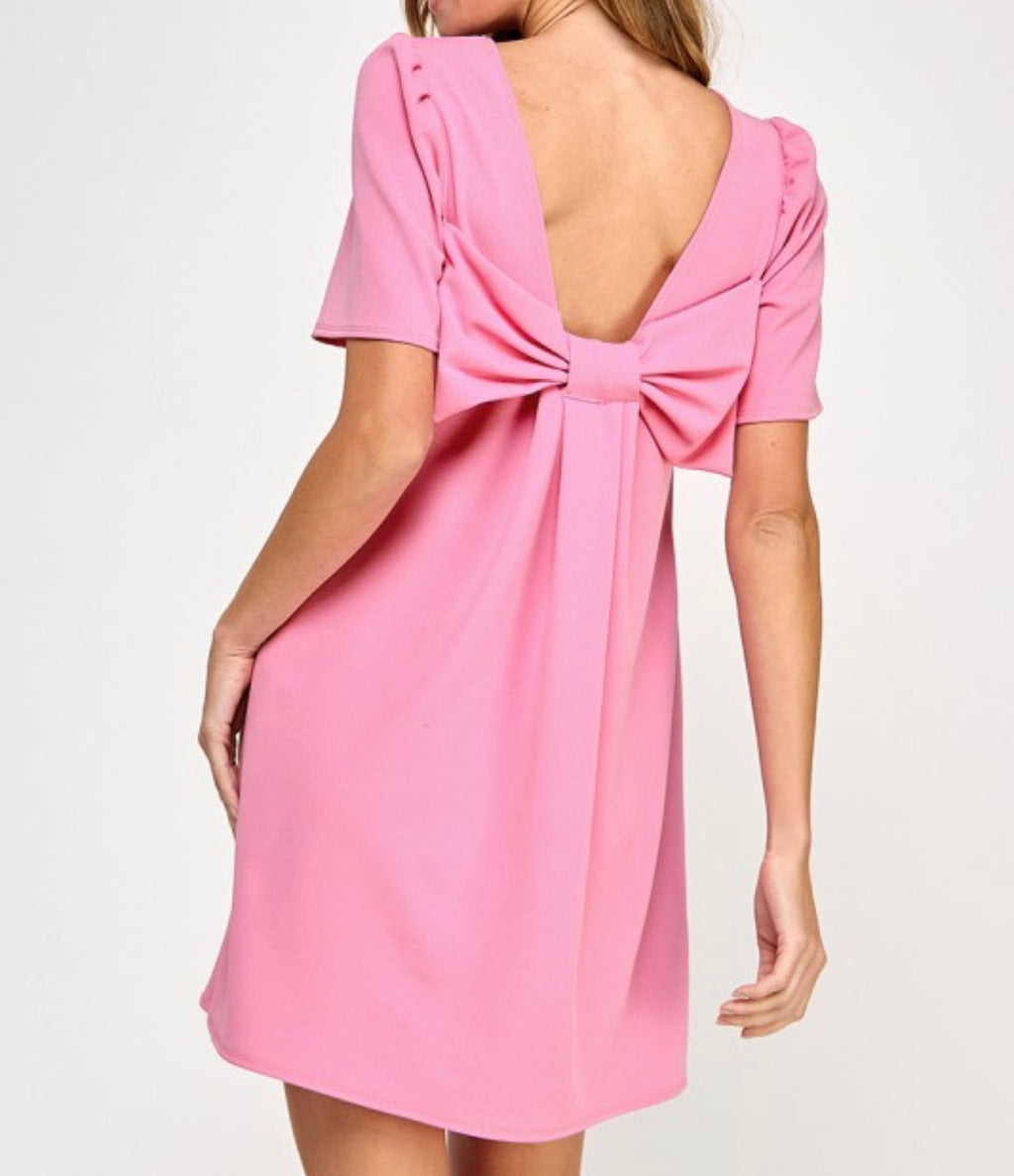 Bow Back Dress