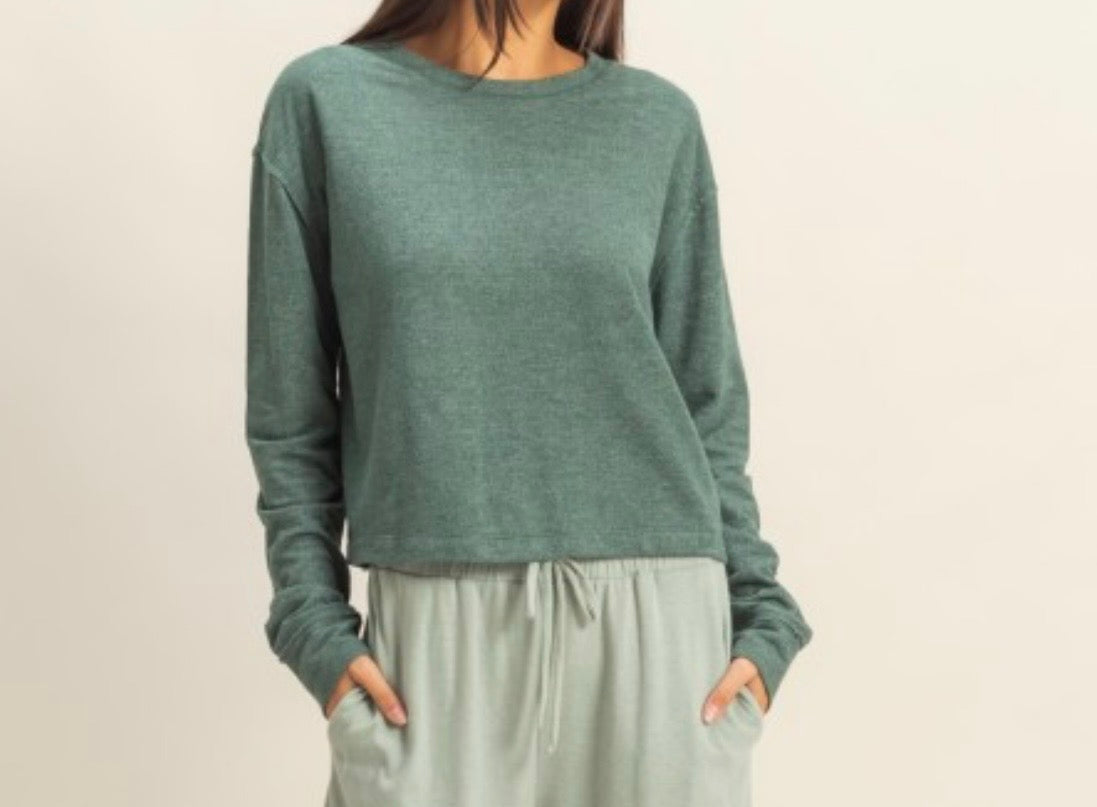 Cropped sweatshirt